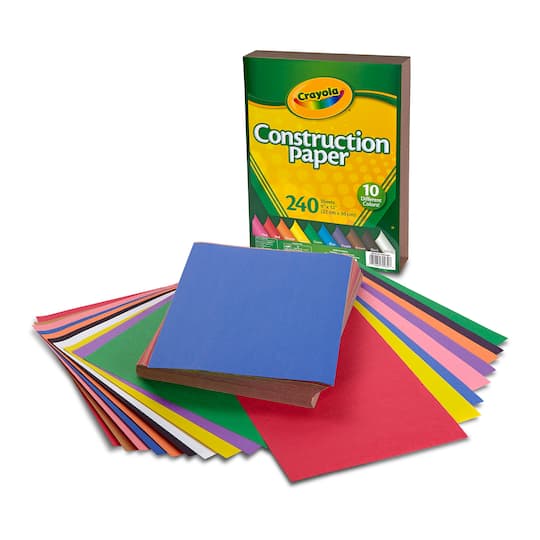 12 Packs: 240 ct. (2,880 total) Crayola&#xAE; Construction Paper